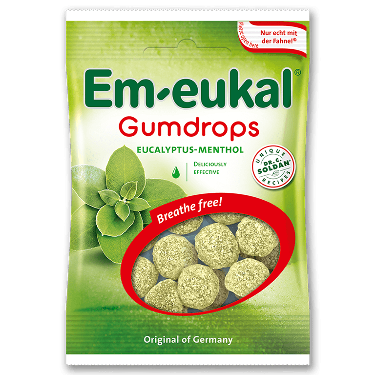 Em-eukal  Gumdrops EUCALYPTUS-MENTHOL